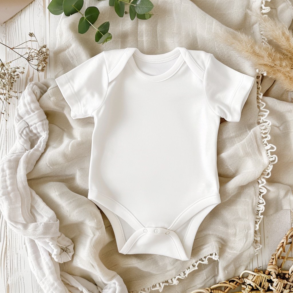 How to Hoop and Embroider a Onesie (Machine Embroidery Step-by-Step Guide) 12
