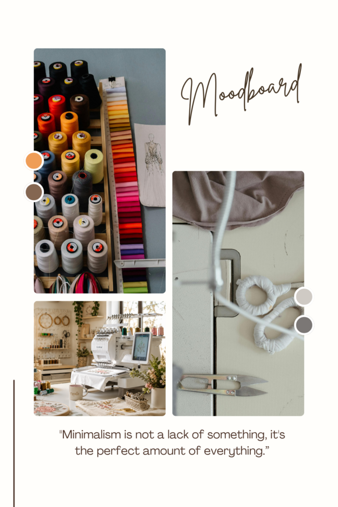 beige and brown aesthetic fashion moodboard pinterest pin