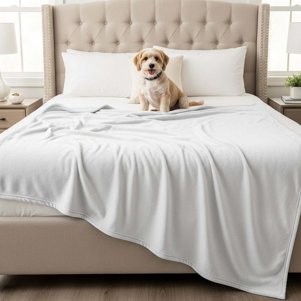 How to Embroider a Blanket dog blanket