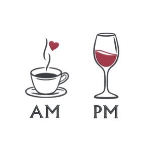 Am And PM Drink Machine Embroidery Design, Beautiful And Simple Kitchen Embroidery File
