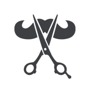 Barber Scissors And Mustache Machine Embroidery Design, Hobby and Activity for All Embroidery File