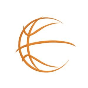 Minimalist Basketball Machine Embroidery Design, Hobby and Activity for Men Embroidery File