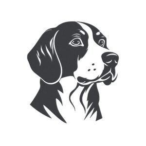 Beagle Dog Breed Machine Embroidery Design, Puppy Embroidery File