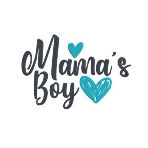 Mamas Boy Machine Embroidery Design, Kids Embroidery File