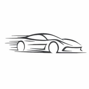 Minimalist Car Machine Embroidery Design, Hobby and Activity for Men Embroidery File