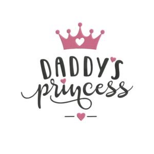 Daddys Princess Crown Machine Embroidery Design, Kids Embroidery File