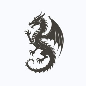 Dragon Machine Embroidery Design, Boho Spiritual Embroidery File