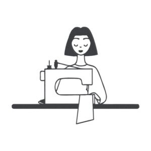 Dressmaker Machine Embroidery Design, Hobby and Activity for Women Embroidery File