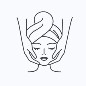 Face Spa Machine Embroidery Design, Woman Female Embroidery File