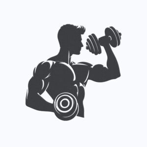 Fitness Man Machine Embroidery Design, Hobby and Activity for Men Embroidery File