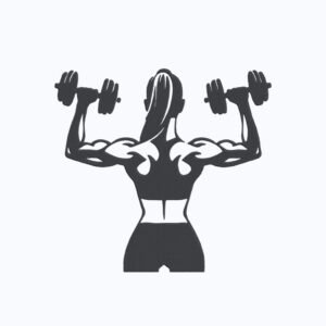 Fitness Woman Machine Embroidery Design, Hobby and Activity for Women Embroidery File