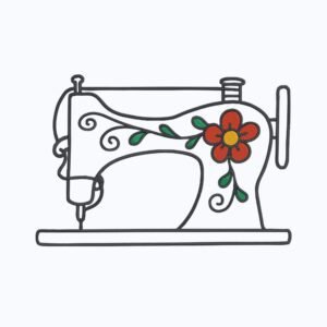Floral Sewing Machine Embroidery Design, Hobby and Activity for Women Embroidery File