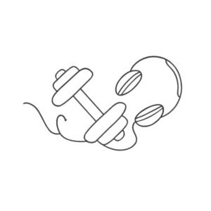 Linear Gym Essentials Machine Embroidery Design, Sport and Activity for All Embroidery File