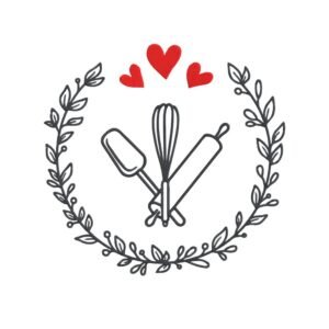 Kitchen Utensils Wreath Machine Embroidery Design, Minimalist Kitchen Line Art Embroidery File