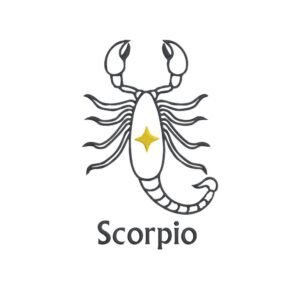 Scorpio Zodiac Machine Embroidery Design, Horoscope Sign Embroidery File