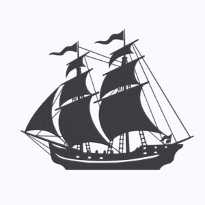 Antique Ship Machine Embroidery Design, Hobby and Activity for All Embroidery File