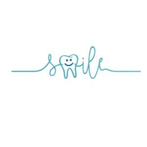 Smile Title With A Tooth Machine Embroidery Design, Words And Quotes Embroidery File