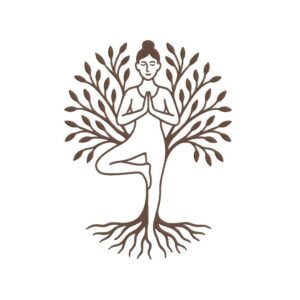 Woman Yoga Tree Machine Embroidery Design, Boho Spiritual Embroidery File