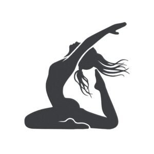 Yoga Girl Machine Embroidery Design, Boho Spiritual Embroidery File