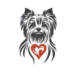 Yorkshire Terrier Dog Machine Embroidery Design, Puppy Breed Embroidery File