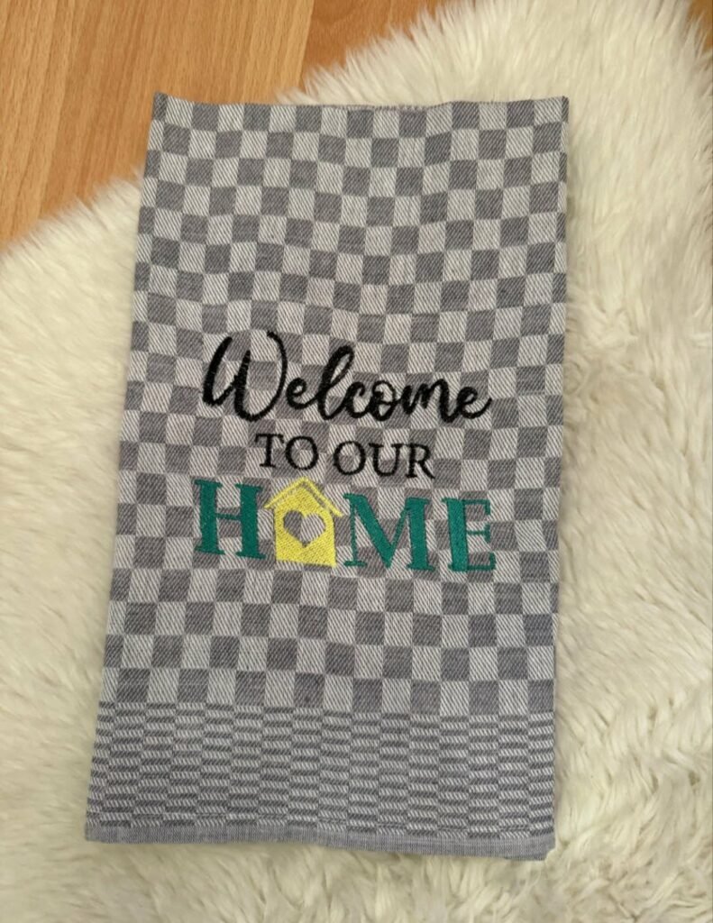 Home machine embroidery design
