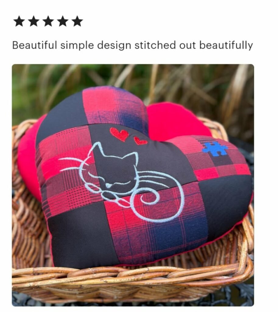Cat Machine Embroidery Design