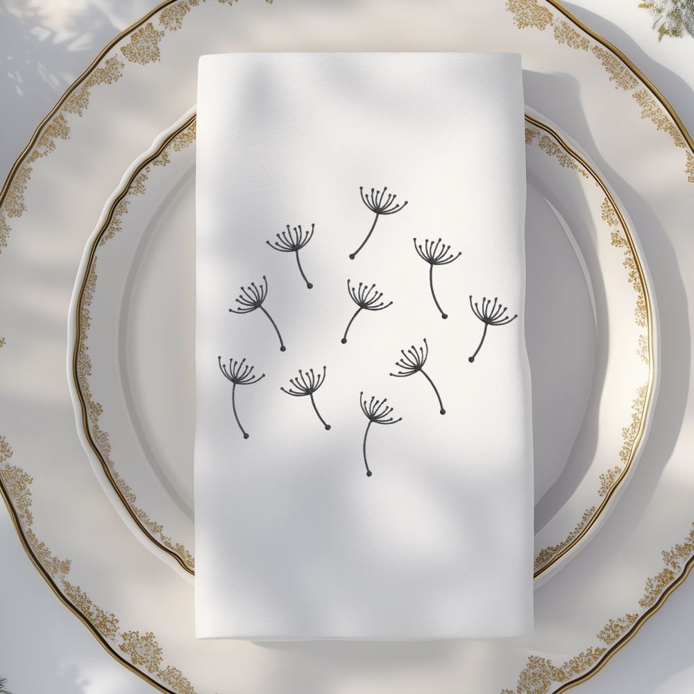 Bunch Of Dandelions Machine Embroidery Design, Flower Embroidery File - Image 3