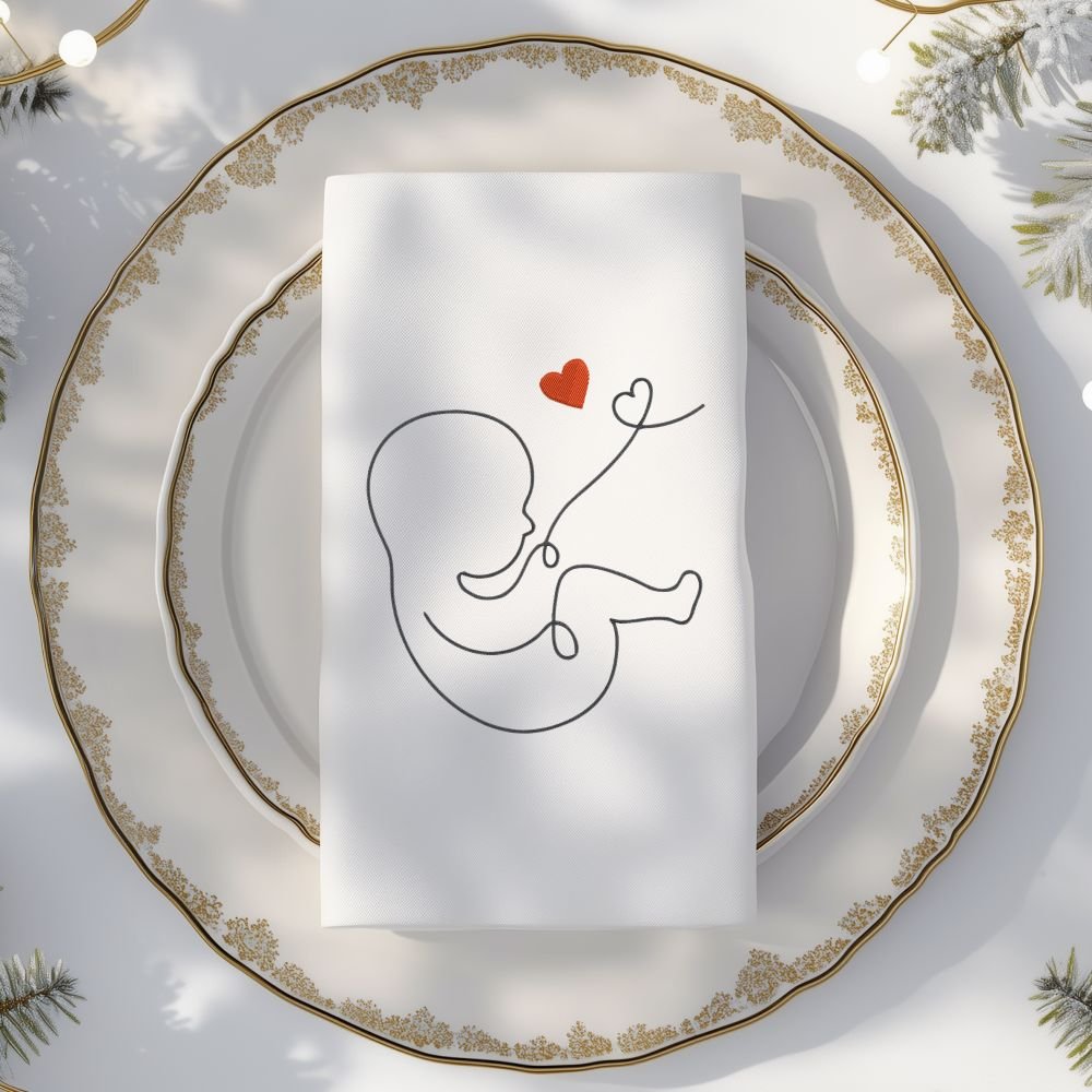 Baby On The Way Machine Embroidery Design, Kids Embroidery File - Image 2