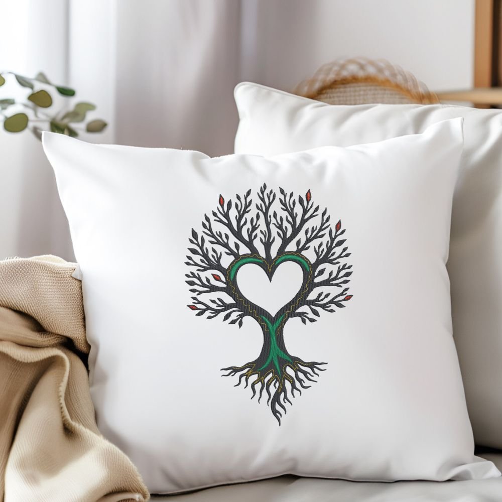 Ancestral Tree Machine Embroidery Design, Nature Embroidery File - Image 3