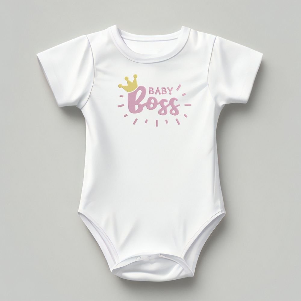 Baby Boss Pink Machine Embroidery Design, Kids Embroidery File - Image 3