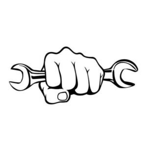 Wrench Machine Embroidery Design, Hobby and Activity for Men Embroidery File